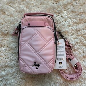 Skeeter Mini Bridge Convertible Crossbody- Bubble Pink